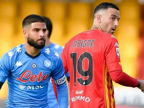 2 anh em nhà Insigne cùng ghi bàn trong lần đầu tiên đối đầu nhau