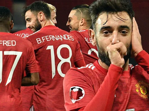 2 bàn thắng và 1 cử chỉ, Bruno Fernandes đã vượt mọi giới hạn ở M.U