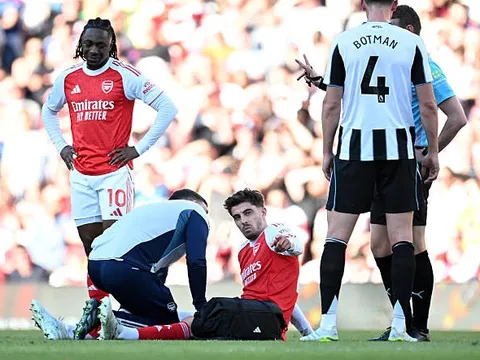 CĐV Arsenal buông xuôi vì chấn thương của Havertz