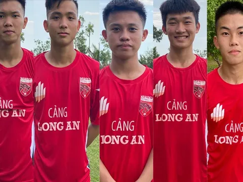 3 sao trẻ HAGL JMG khóa 4 được bổ sung cho U21 Long An