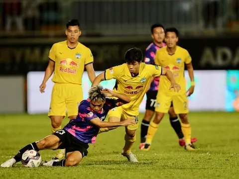 Vòng 15 V-League: Ứng cử viên ngã ngựa; HAGL tụt mất chiến thắng