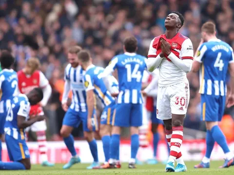 4 cầu thủ Arsenal tệ nhất trước Brighton: 2 người tàng hình