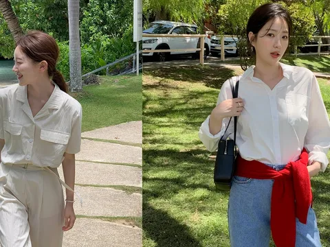 4 kiểu áo sơ mi “giải nhiệt” mùa hè, mặc mát mà vẫn giữ trọn nét thanh lịch