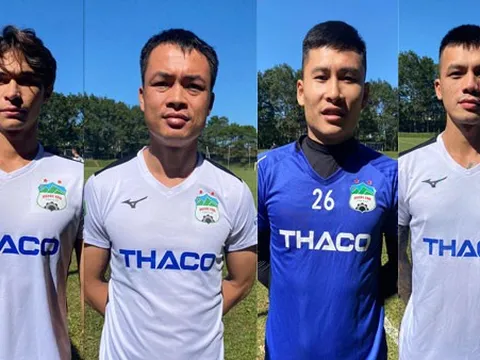 4 tân binh hội quân cùng HAGL, tập luyện chuẩn bị cho V-League 2021
