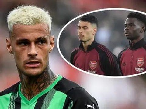 40 triệu giúp Arsenal nâng cấp cặp song sát Bukayo Saka và Martinelli