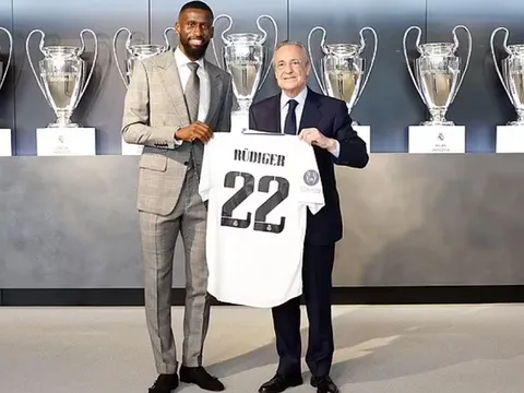 CHÍNH THỨC: Rudiger ra mắt Real Madrid