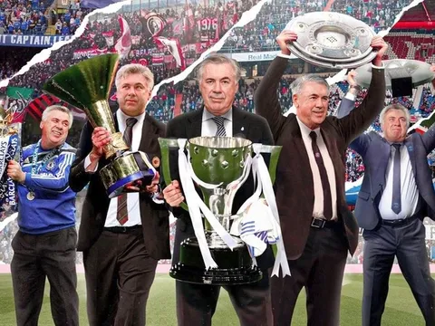 5 chức vô địch quốc gia trong sự nghiệp của Ancelotti