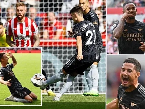 5 điểm nhấn Brentford 0-3 Arsenal: Không chiến áp đảo; Kẻ đóng thế Odegaard