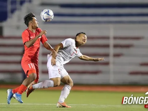 5 điểm nhấn trận U22 Việt Nam vs U22 Singapore - Kịch chiến thể lực, khoảnh khắc cá nhân
