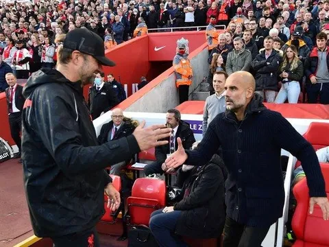 Klopp: Guardiola là HLV xuất sắc nhất thế giới