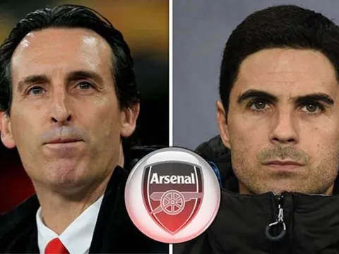 6 thống kê so sánh giữa Unai Emery và Mikel Arteta tại Arsenal
