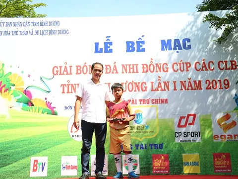Phú Mỹ vô địch giải Nhi đồng các CLB Bình Dương lần 1 - 2019