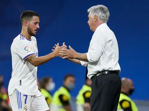 Carlo Ancelotti lên tiếng trước tin đồn 'lạnh nhạt' với Eden Hazard