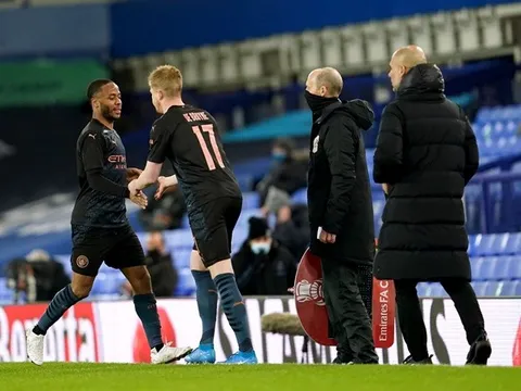 9 con số đặc biệt trận Everton 0-2 Man City: De Bruyne chỉ cần 10 phút