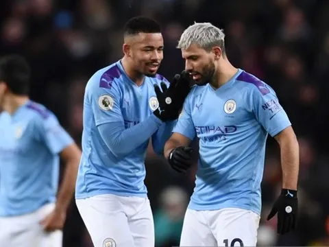 Aguero và Jesus báo tin vui cho Man City