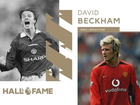 CHÍNH THỨC! David Beckham bước vào ngôi đền huyền thoại Premier League