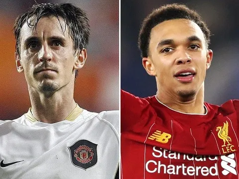 Alexander-Arnold hành động gây tranh cãi, Southgate so sánh với Gary Neville