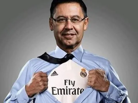 Cười té khói với loạt ảnh chế chủ tịch Bartomeu từ chức