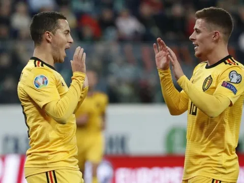Anh em nhà Hazard 'bùng nổ' ra sao trong trận thắng 4-1 trước ĐT Nga?