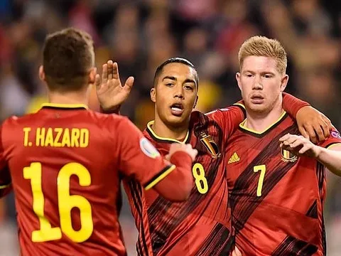 Chiến thắng hủy diệt, Bỉ đến VCK EURO 2020 với ngôi nhất bảng