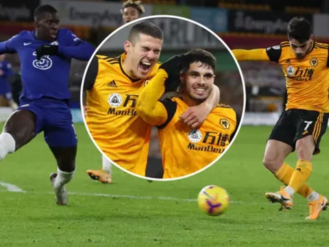 Bù giờ oan nghiệt, Chelsea ngã ngựa trước Wolves
