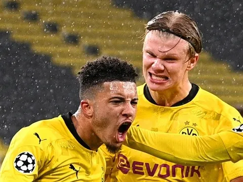 Sancho và Haaland nổ súng, Dortmund giành chiến thắng đầu tiên ở Champions League