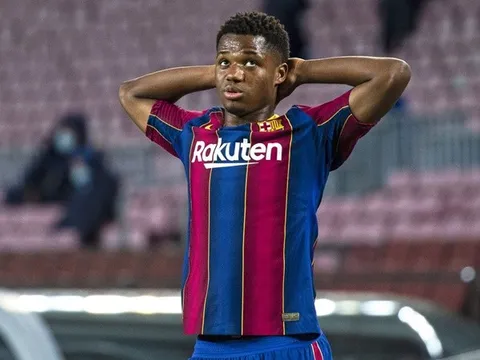 XONG! Ansu Fati vượt qua 'đại nạn', Barca và Koeman thở phào