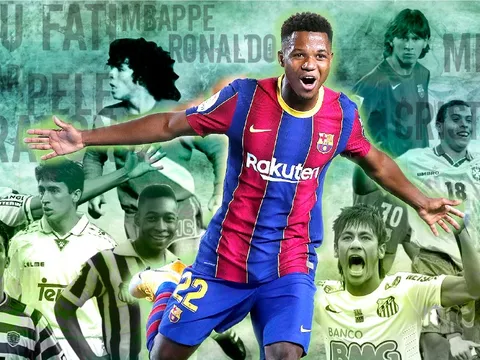 Ansu Fati và những cầu thủ thành danh trước khi bước qua tuổi 18