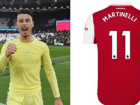 Áo số 11 của Arsenal có chủ nhân mới