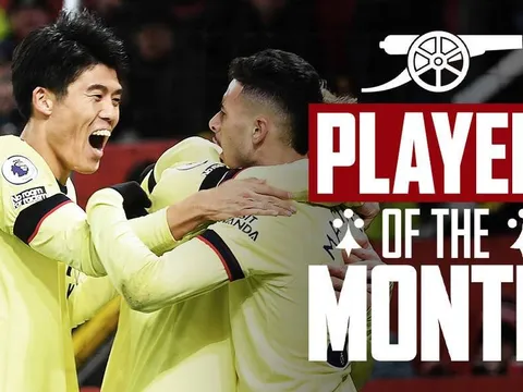 Arsenal chỉ ra 4 cái tên xuất sắc nhất tháng 12