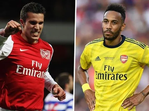 Đội hình xuất sắc nhất Arsenal một thập kỷ qua: Van Persie "in", Aubameyang "out"