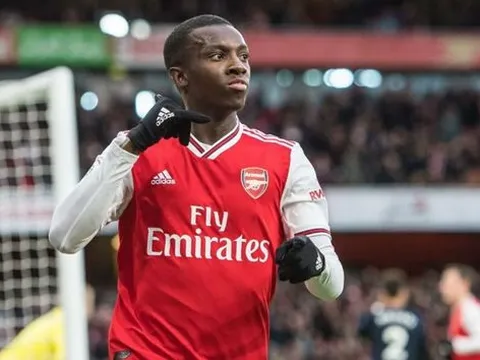 Arsenal xác nhận động thái với Eddie Nketiah