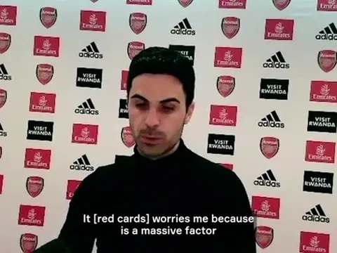 Arteta: Arsenal không chấp nhận bất kỳ lời bào chữa nào