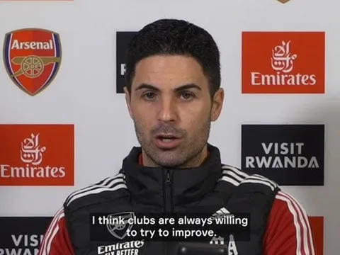Arteta: Arsenal luôn nhắm đến những cầu thủ xuất sắc nhất thế giới