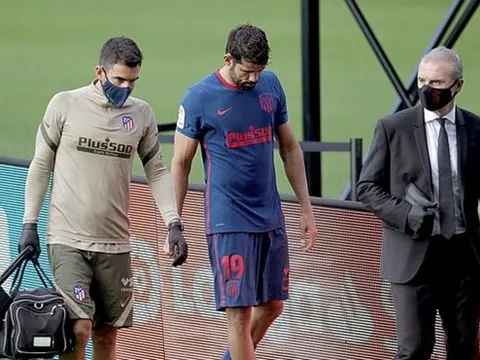 Atletico "méo mặt" khi Costa nghỉ trận đấu gặp Bayern Munich