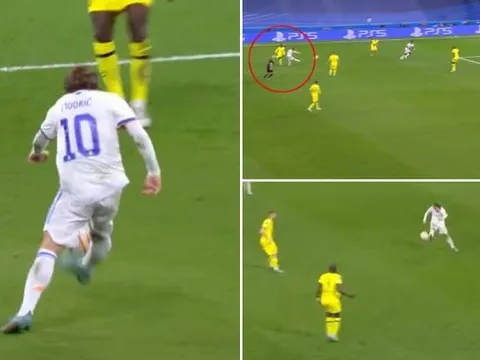 Modric kéo Chelsea trở lại mặt đất với cú vẩy má ngoài đẳng cấp