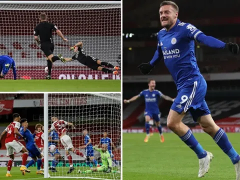 Thay người thần thánh, Leicester hạ gục Arsenal ngay tại Emirates