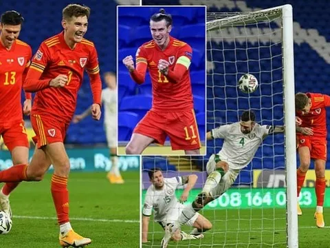 Bale ghi dấu ấn đưa xứ Wales tiến gần vé thăng hạng Nations League