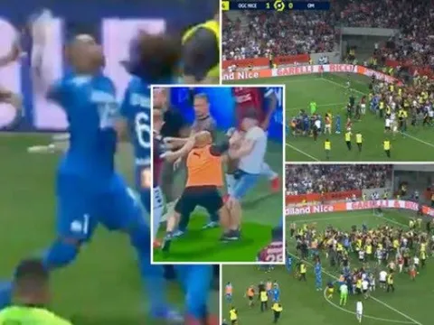 Bạo loạn kinh hoàng: CĐV Nice tràn xuống sân đánh Payet và cầu thủ Marseille