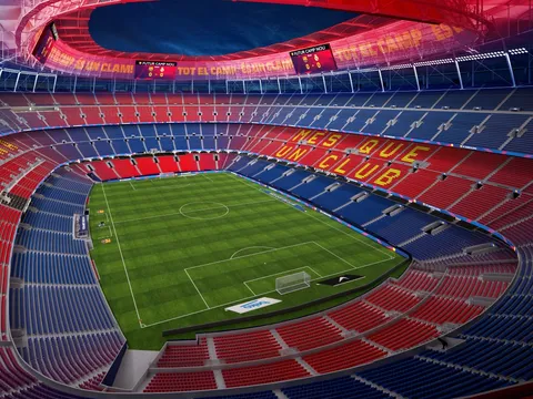 Barca cho phép NHM trả tiền để chơi bóng trên sân Camp Nou