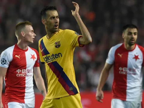 Barca "hút chết" trước Slavia Praha, Busquets cay đắng thừa nhận 1 điều