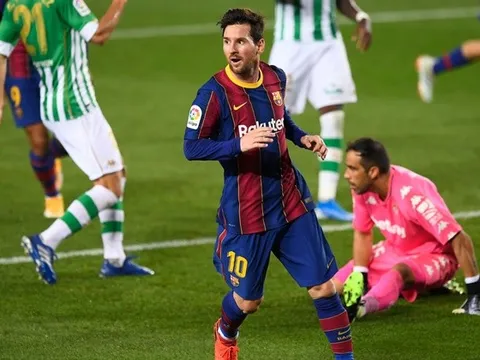 Barca thắng dễ, đồng đội ngay lập tức đưa Messi "lên mây"