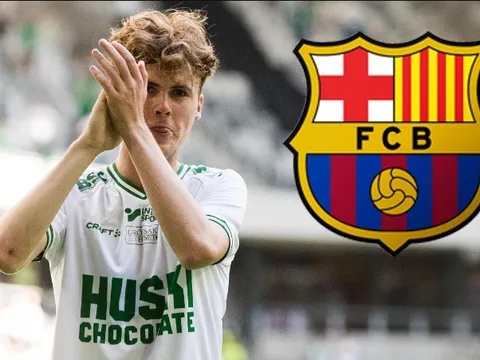 Barcelona quan tâm đến ngọc thô 18 tuổi người Thụy Điển