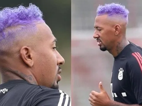 Bayern Munich tập luyện, nhà vô địch World Cup khoe mái tóc cực lạ