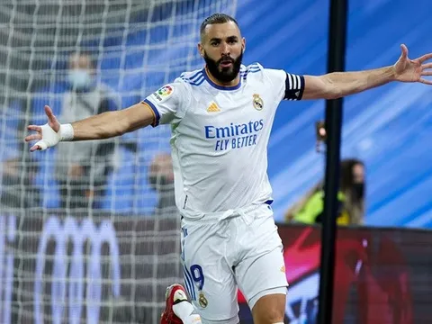 Benzema bắn hạ siêu kỷ lục trong ngày Real đại thắng