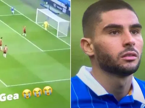 Bị đối thủ chọc tức, De Gea điên tiết trả đũa ngay tức thì