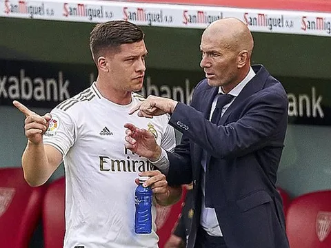 Bị Man Utd dòm ngó, HLV Zidane lên tiếng về tương lai của Luka Jovic
