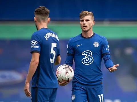 Bị Werner "cướp" suất sút pen, Jorginho phản ứng khó tin