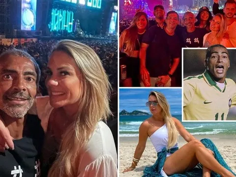 Huyền thoại Brazil hạnh phúc bên người tình kém 25 tuổi