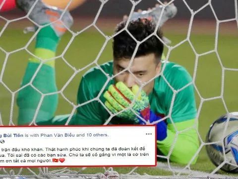 Bùi Tiến Dũng nhận lỗi, nói điều thật lòng sau sai lầm dẫn đến bàn thua